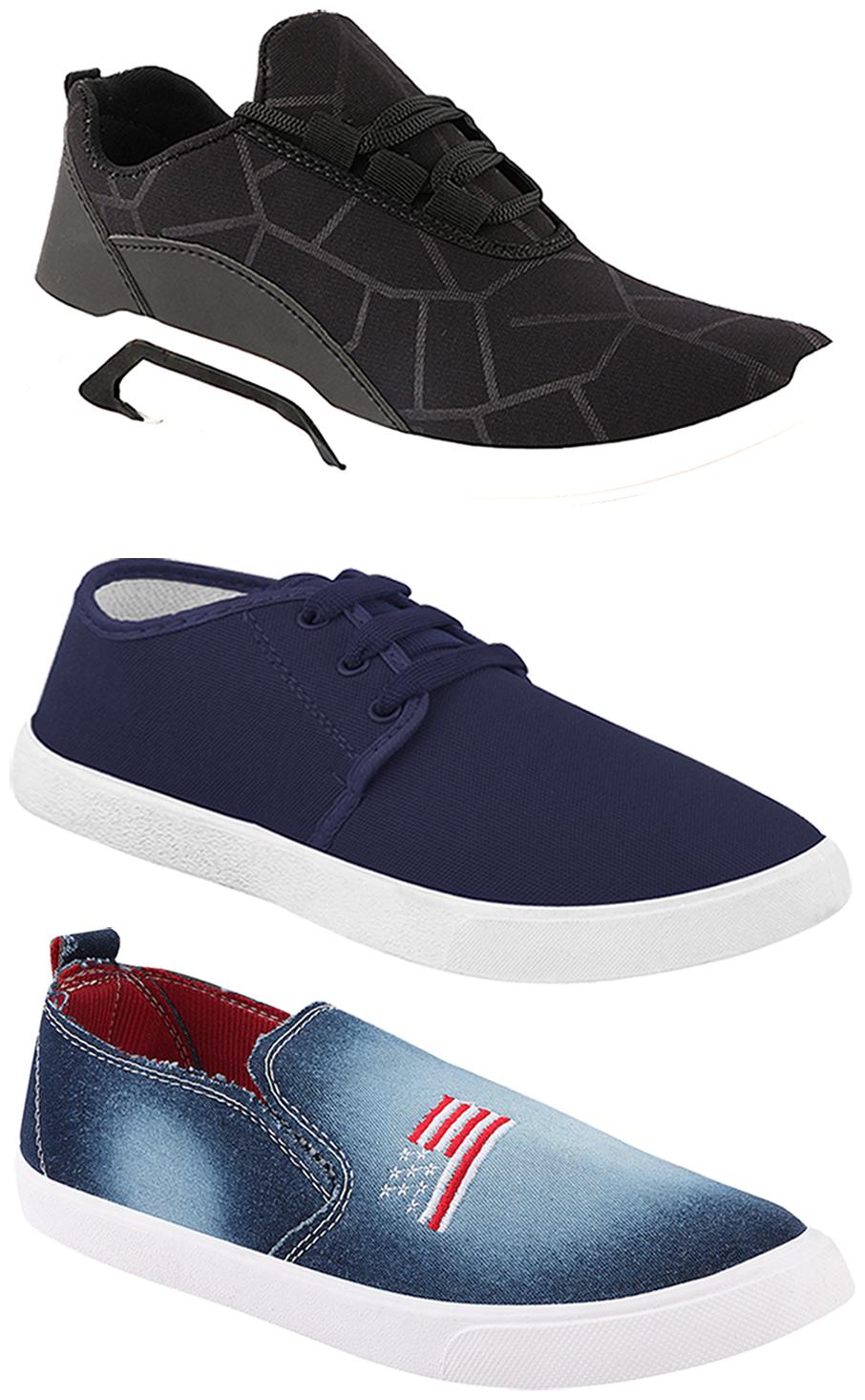 

Birde Men Multi-Color Casual Shoes - BRD-300-BLK-1078-1220