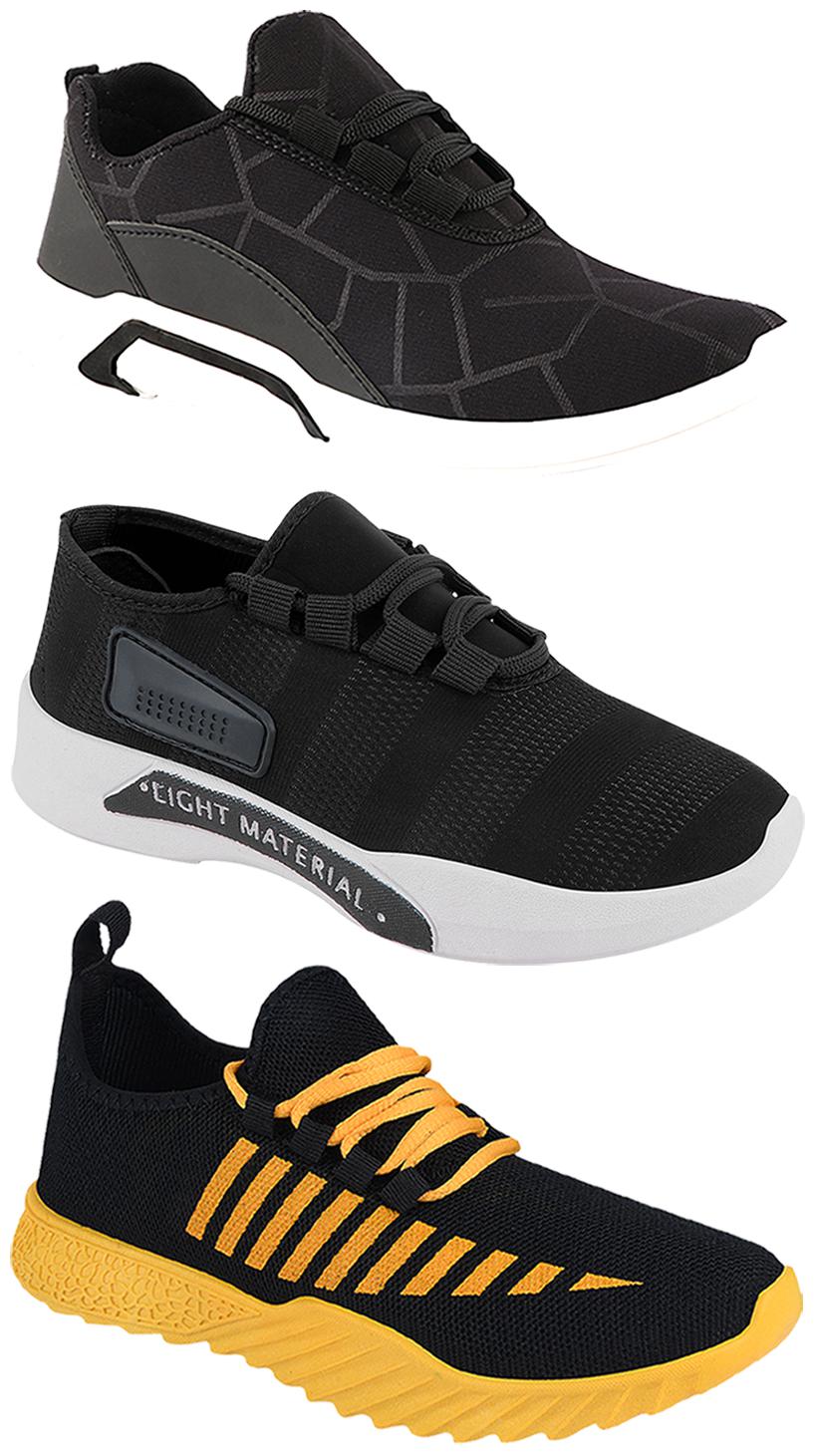 

Birde Men Multi-Color Casual Shoes - BRD-300-BLK-301-BLK-360