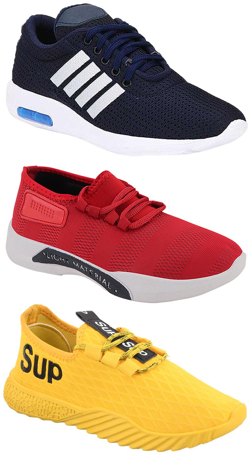 

Birde Men Multi-Color Casual Shoes - CASUAL SPORTS SNEAKERS RUNNNING SHOES - BRD-304-BLU BRD-301-RD BRD-383