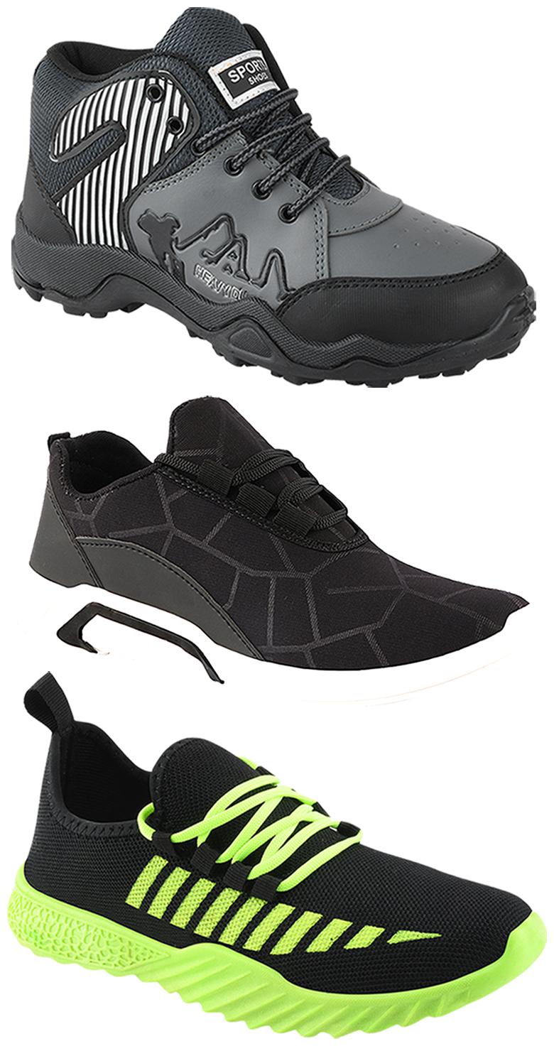 

Birde Men Multi-Color Casual Shoes - BRD-300-BLK-361-367