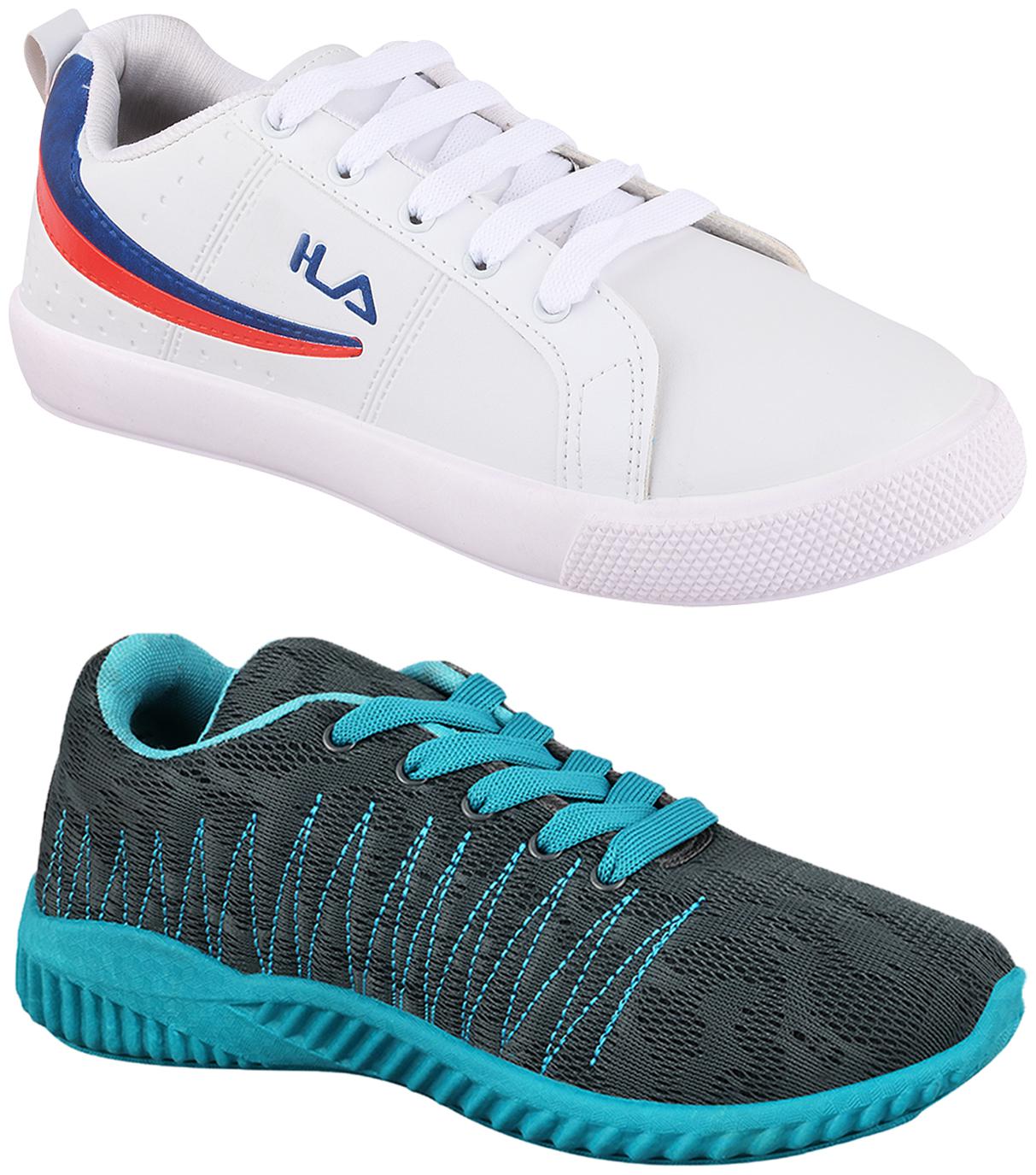 

Birde Multicolor Synthetic Casual Shoes For Men (Pack of 2)