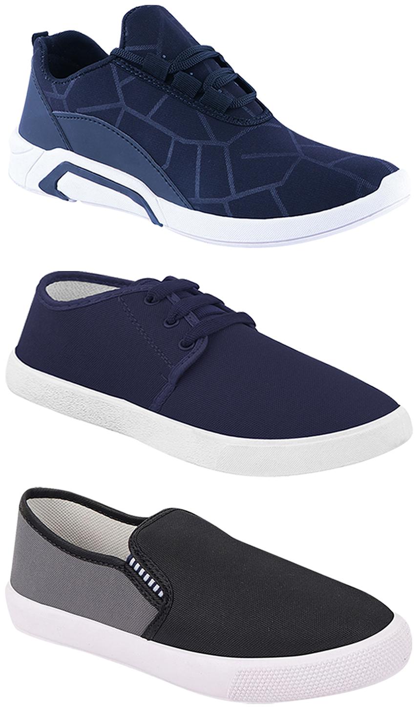 

Birde Men Multi-Color Casual Shoes - BRD-300-BLU-1078-309-GRY