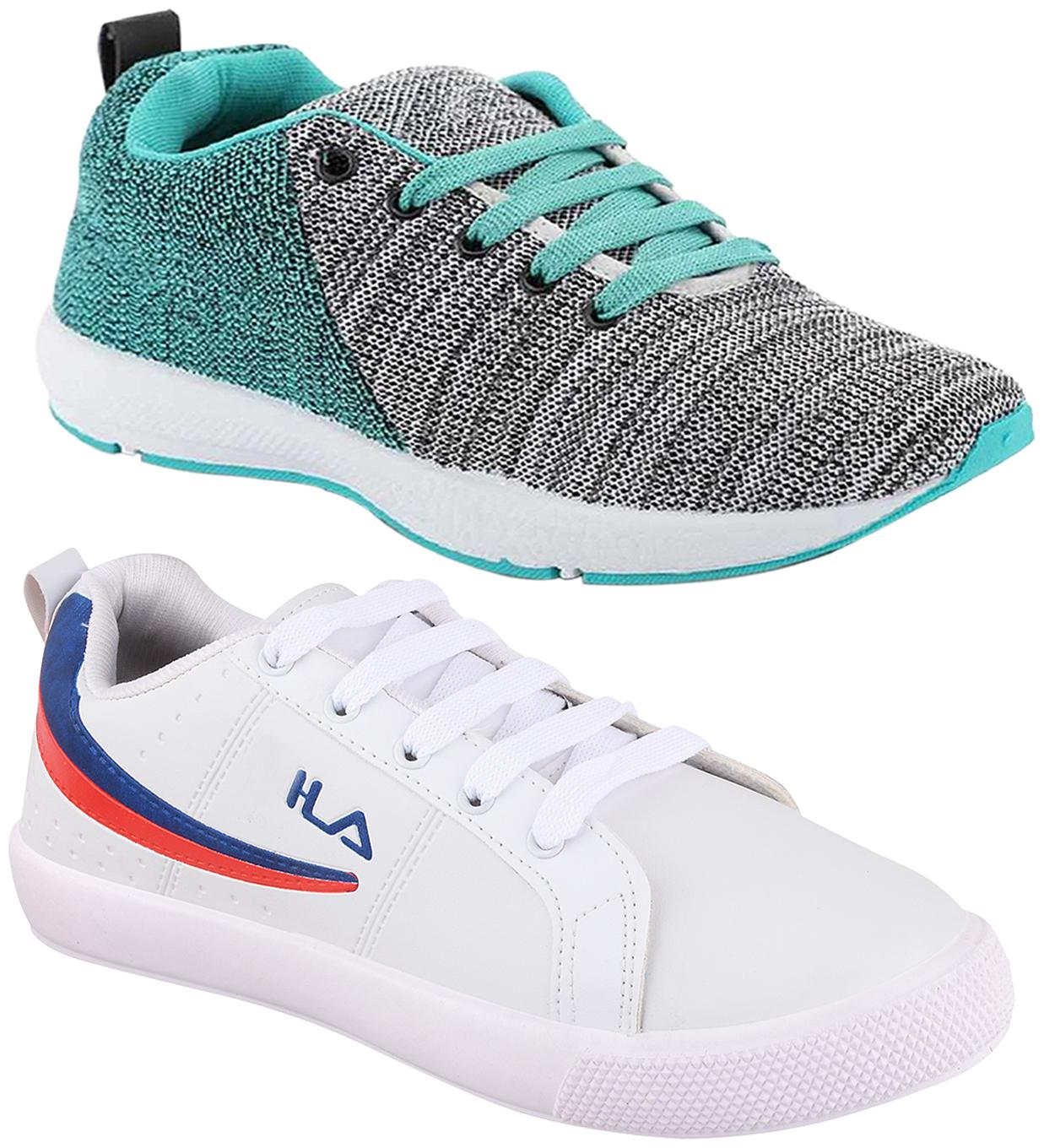 

Birde Multicolor Synthetic Casual Shoes For Men (Pack of 2)