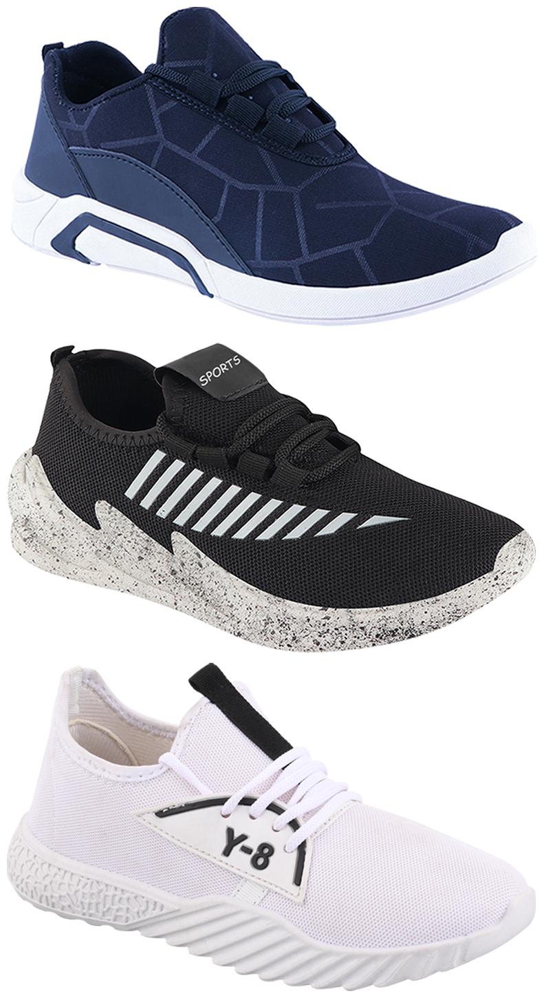 

Birde Men Multi-Color Casual Shoes - BRD-300-BLU-324-GRY-377