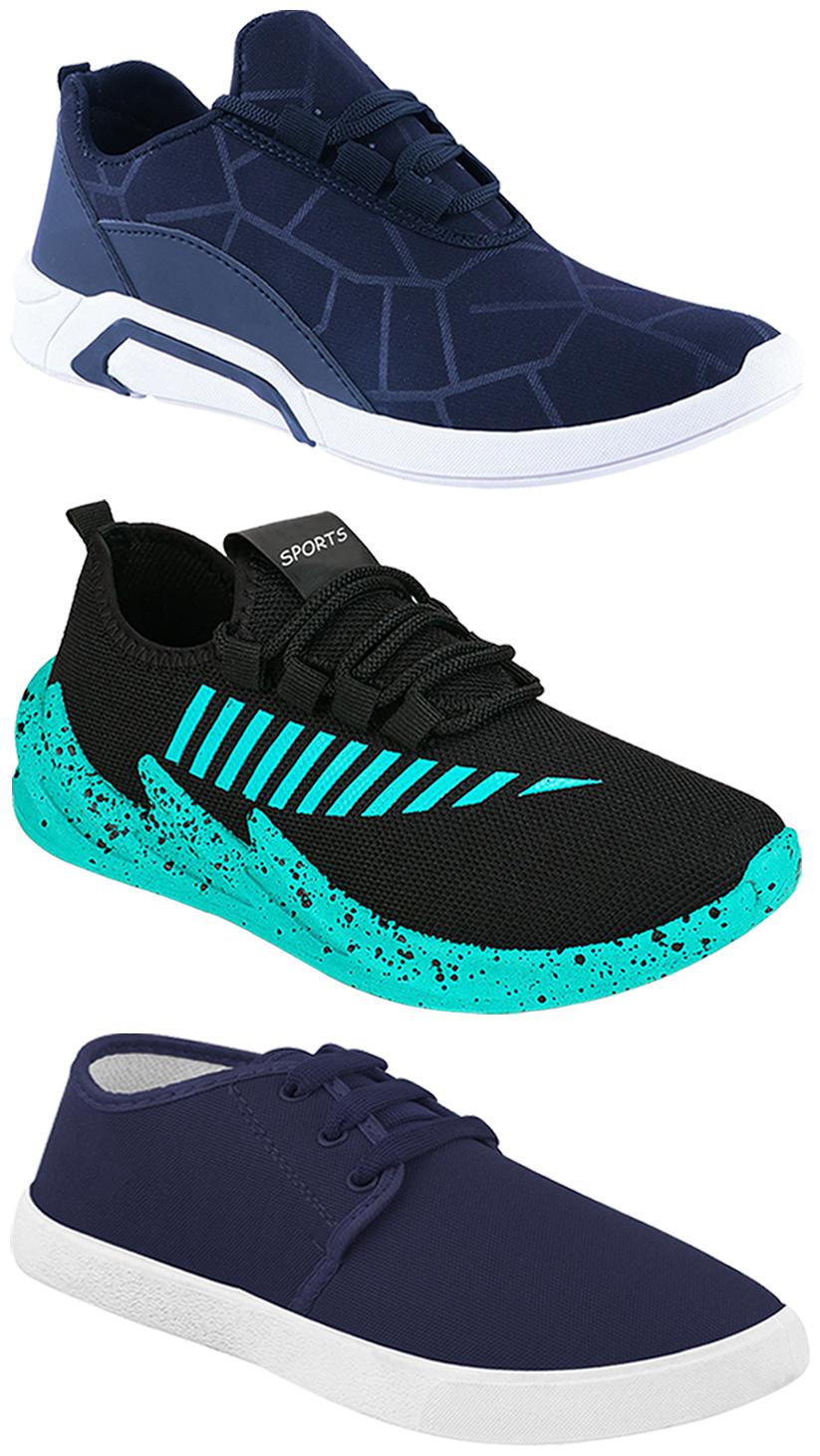 

Birde Men Multi-Color Casual Shoes - BRD-300-BLU-1078-324-SGRN