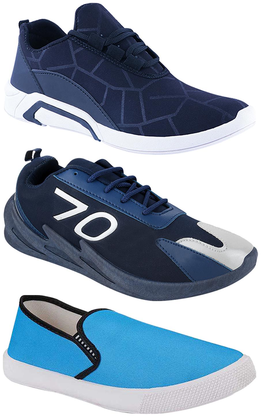 

Birde Men Multi-Color Casual Shoes - CASUAL SPORTS SNEAKERS RUNNNING SHOES - BRD-300-BLU-309-SKY-351