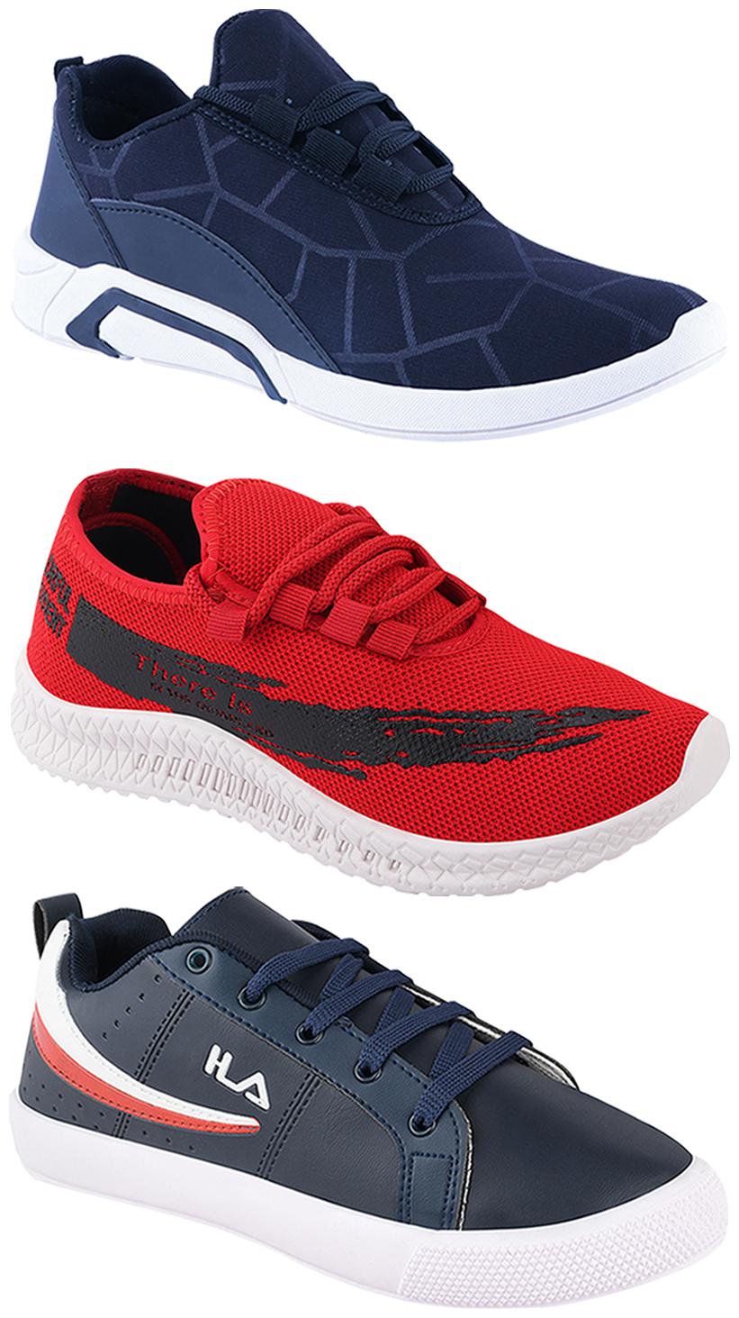 

Birde Men Multi-Color Casual Shoes - BRD-300-BLU-321-365