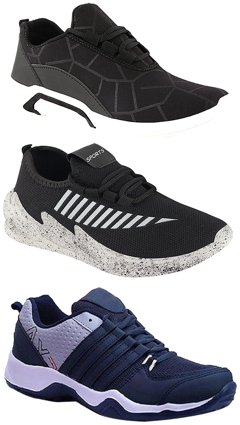 

Birde Men Multi-Color Casual Shoes - BRD-300-BLK AX-1-324-GRY