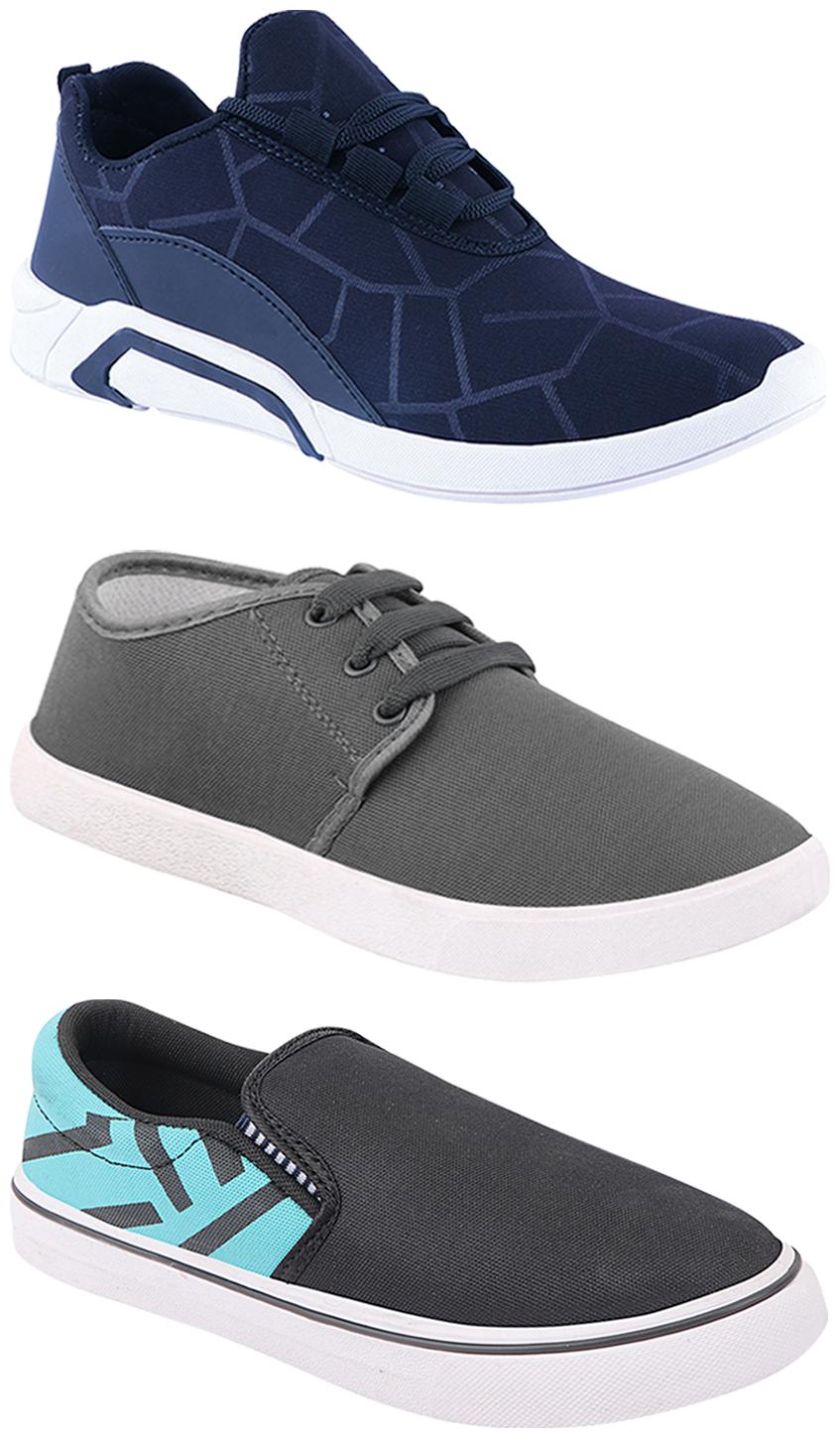 

Birde Men Multi-Color Casual Shoes - BRD-300-BLU-1079-308-SGRN