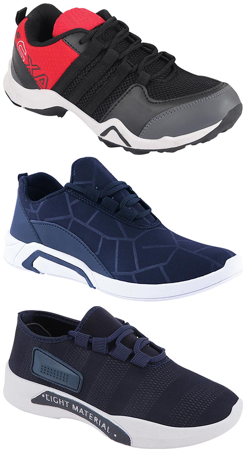 

Birde Men Multi-Color Casual Shoes - BRD-300-BLU-301-BLU AX-2