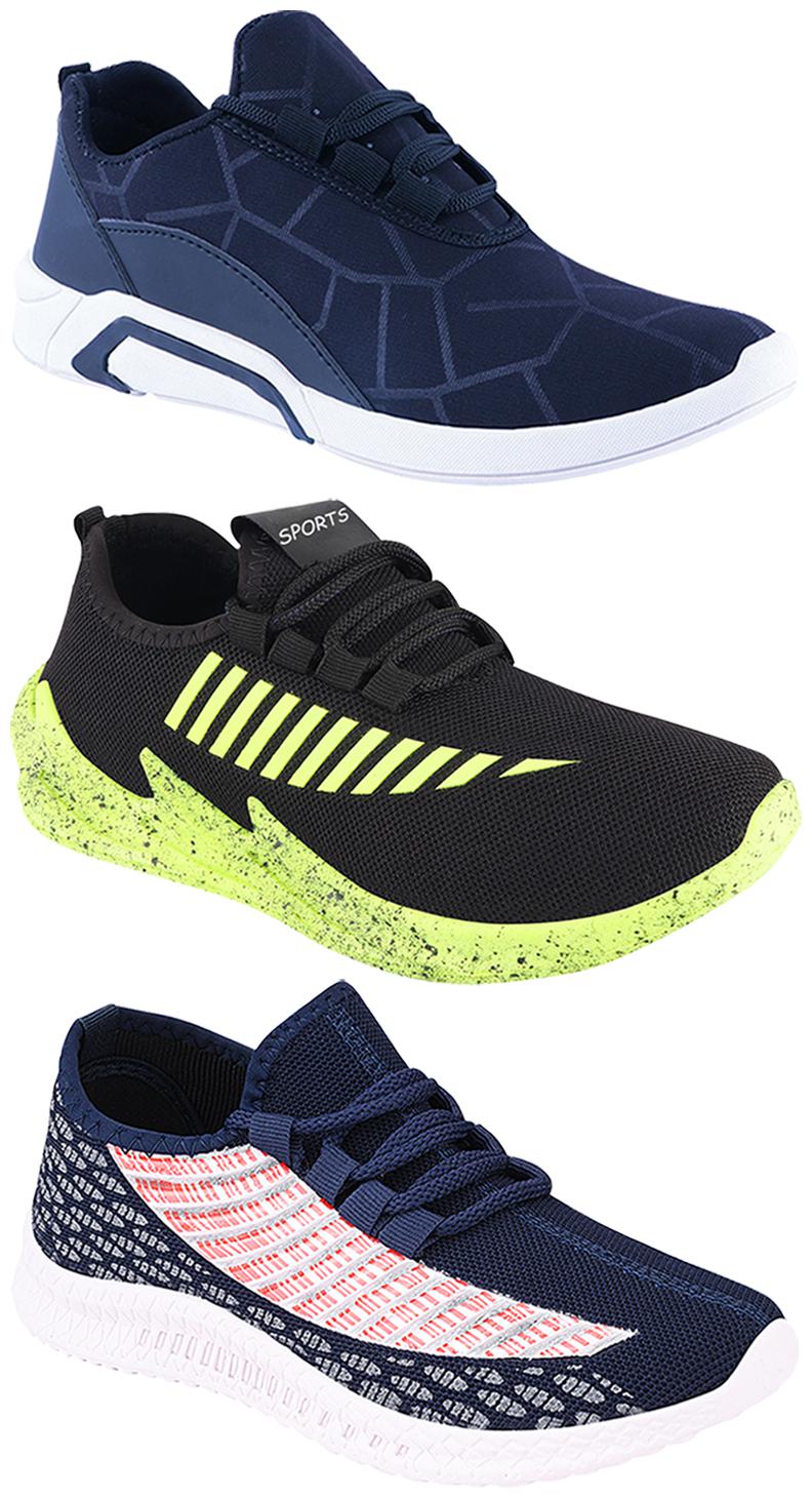 

Birde Men Multi-Color Casual Shoes - CASUAL SPORTS SNEAKERS RUNNNING SHOES - BRD-300-BLU-315-324-PGRN