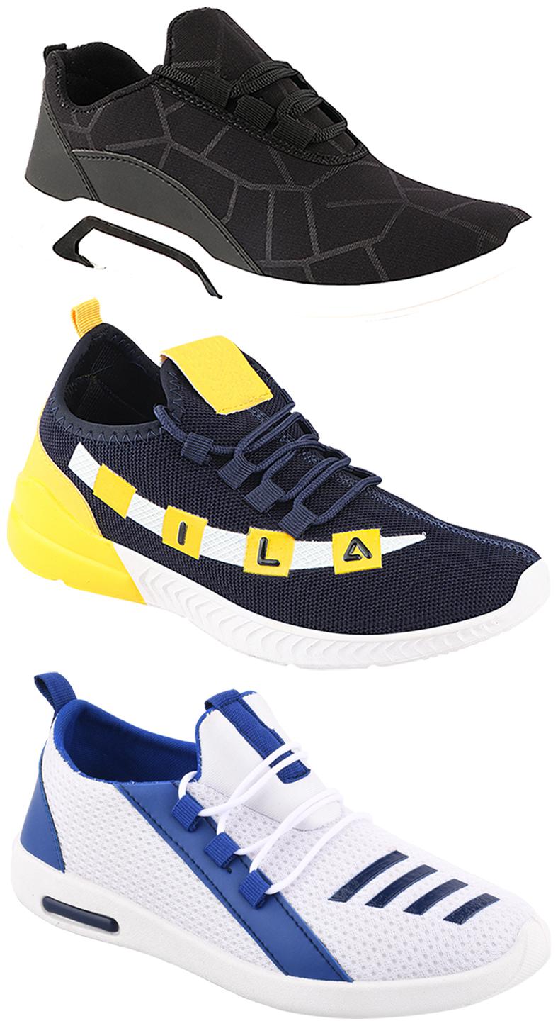 

Birde Men Multi-Color Casual Shoes - CASUAL SPORTS SNEAKERS RUNNNING SHOES - BRD-300-BLK-330-375