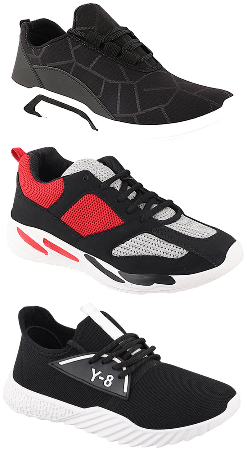 

Birde Men Multi-Color Casual Shoes - CASUAL SPORTS SNEAKERS RUNNNING SHOES - BRD-300-BLK-334-378