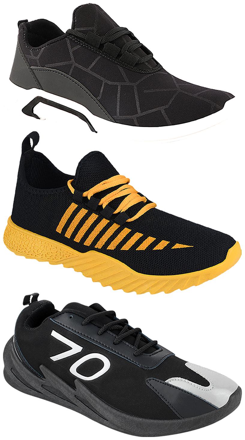 

Birde Men Multi-Color Casual Shoes - CASUAL SPORTS SNEAKERS RUNNNING SHOES - BRD-300-BLK-360-350
