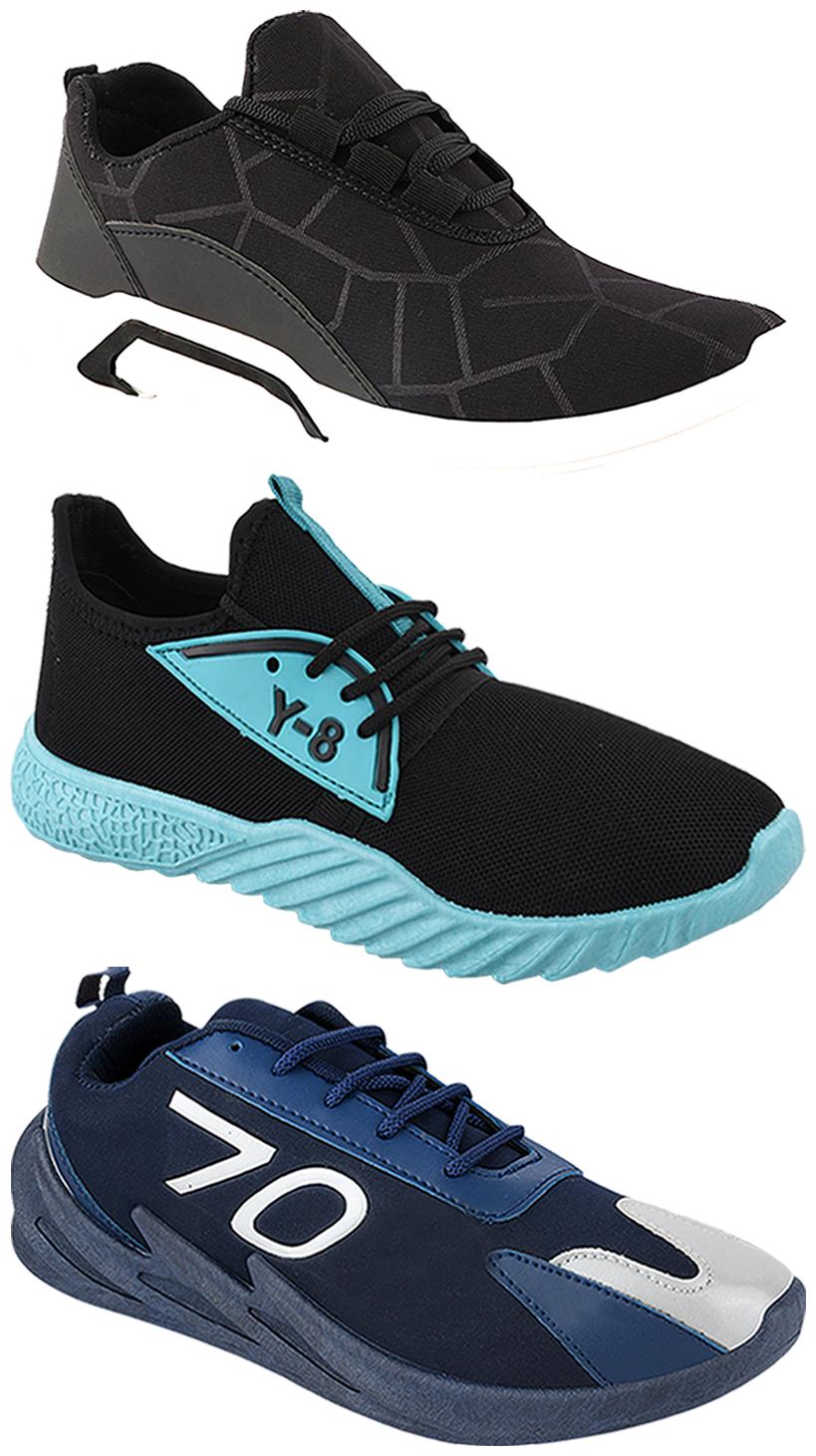 

Birde Men Multi-Color Casual Shoes - CASUAL SPORTS SNEAKERS RUNNNING SHOES - BRD-300-BLK-351-386