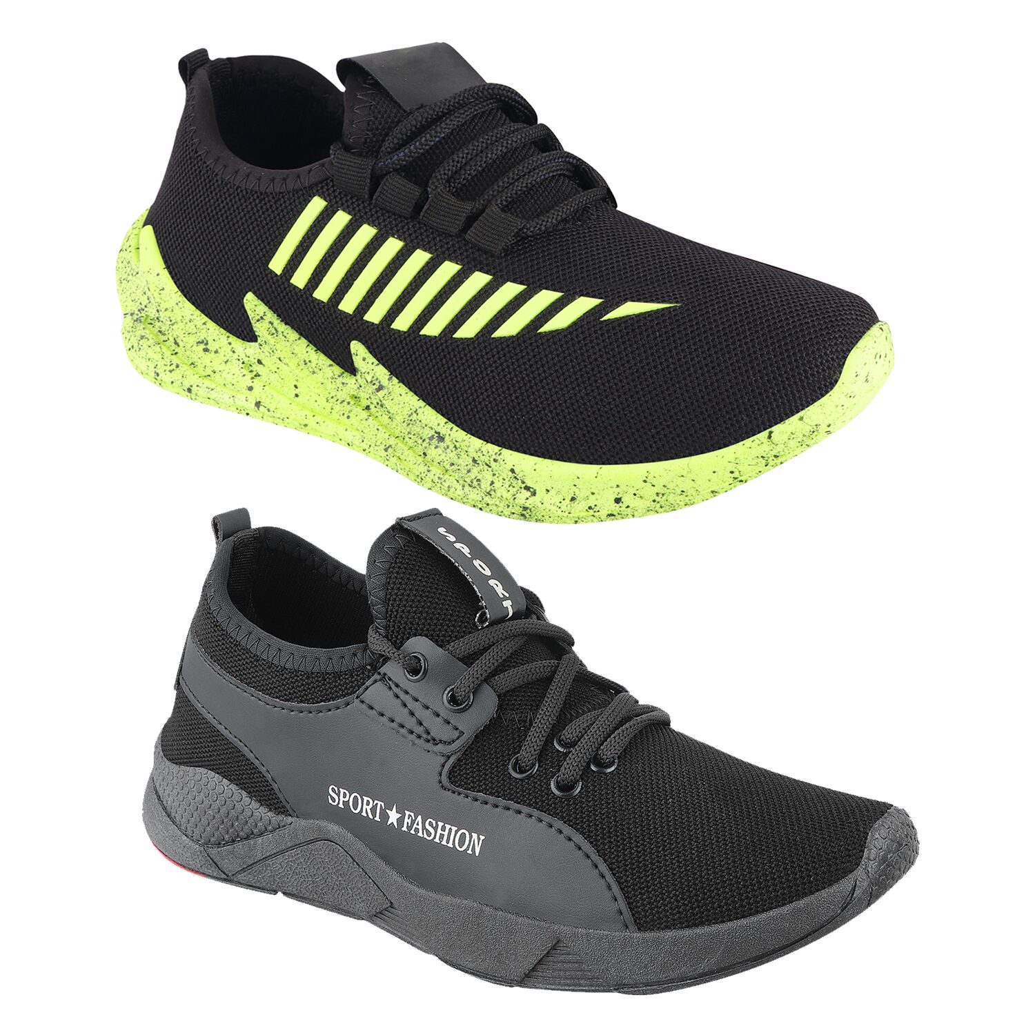 

Birde Multicolor Mesh Casual Shoes For Men (Pack of 2)