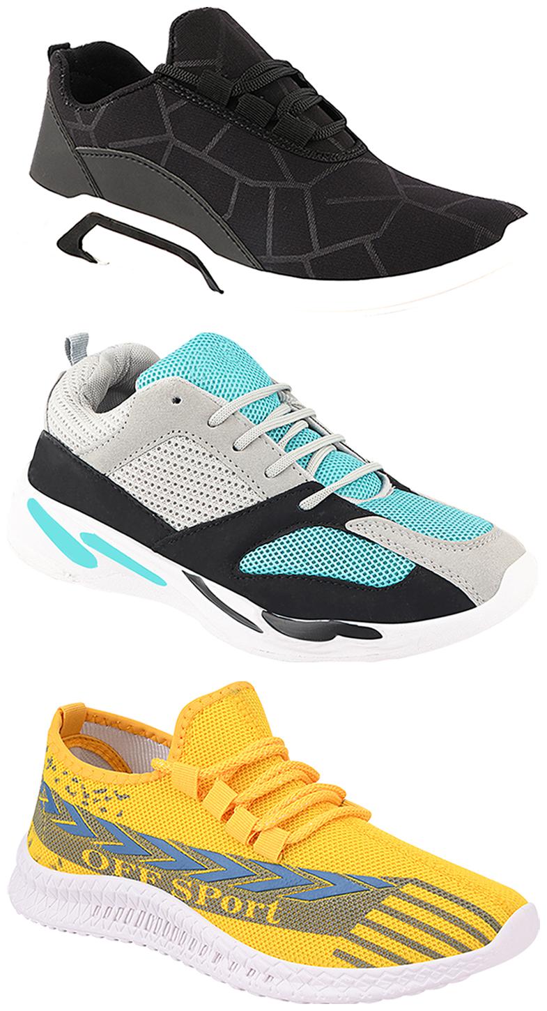 

Birde Men Multi-Color Casual Shoes - CASUAL SPORTS SNEAKERS RUNNNING SHOES - BRD-300-BLK-316-332
