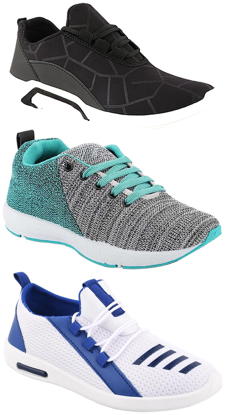 

Birde Men Multi-Color Casual Shoes - CASUAL SPORTS SNEAKERS RUNNNING SHOES - BRD-300-BLK-221-375
