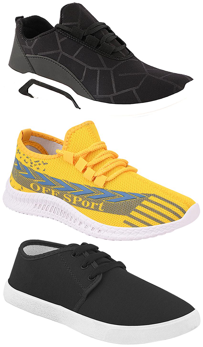 

Birde Men Multi-Color Casual Shoes - BRD-300-BLK-349-316