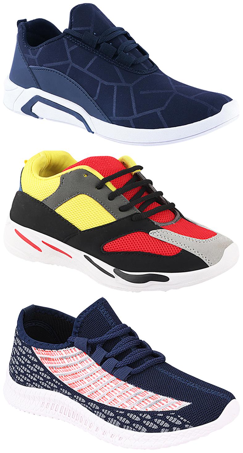 

Birde Men Multi-Color Casual Shoes - CASUAL SPORTS SNEAKERS RUNNNING SHOES - BRD-300-BLU-315-333