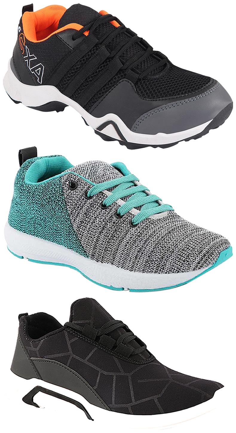 

Birde Men Multi-Color Casual Shoes - CASUAL SPORTS SNEAKERS RUNNNING SHOES - BRD-300-BLK AX-3-221