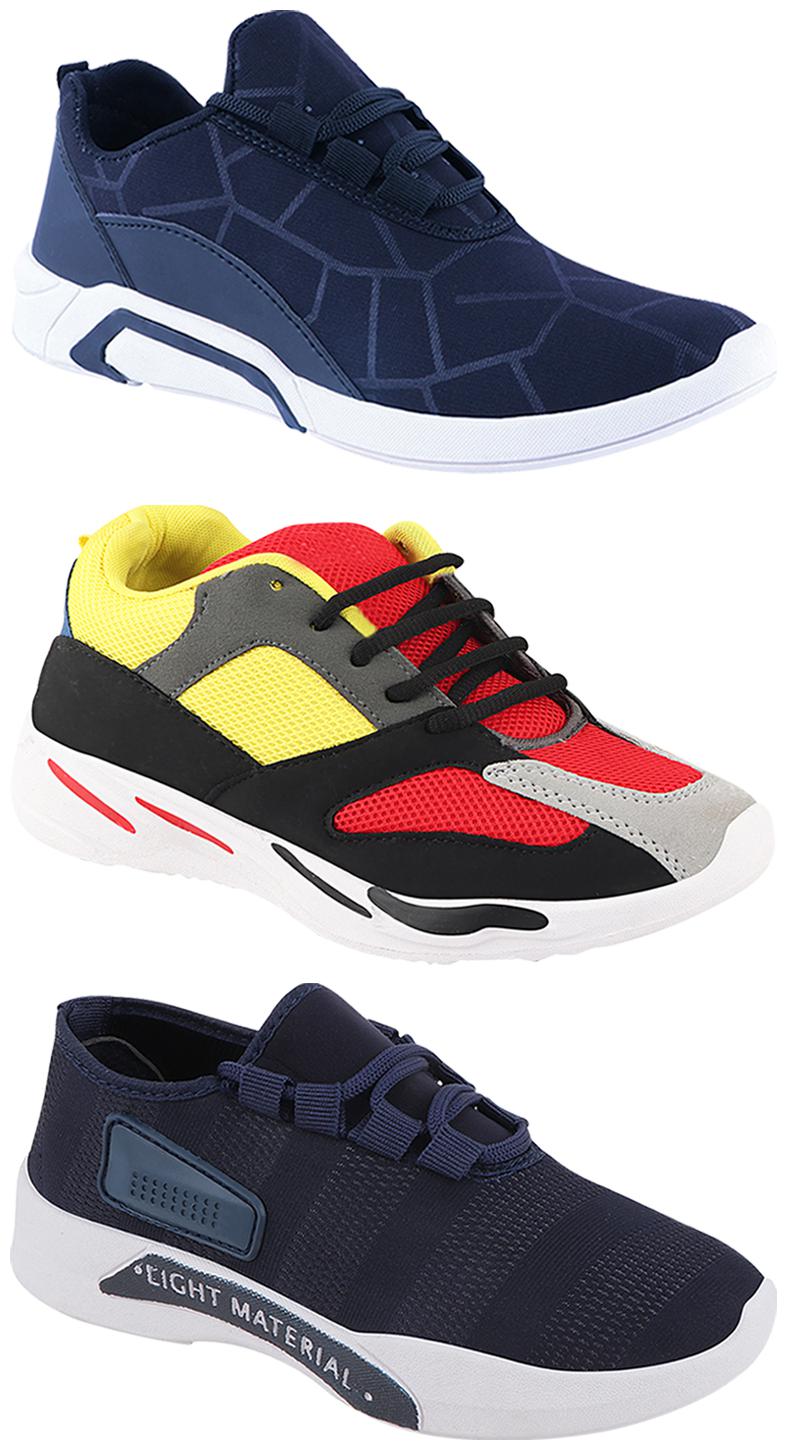 

Birde Men Multi-Color Casual Shoes - CASUAL SPORTS SNEAKERS RUNNNING SHOES - BRD-300-BLU-301-BLU-333
