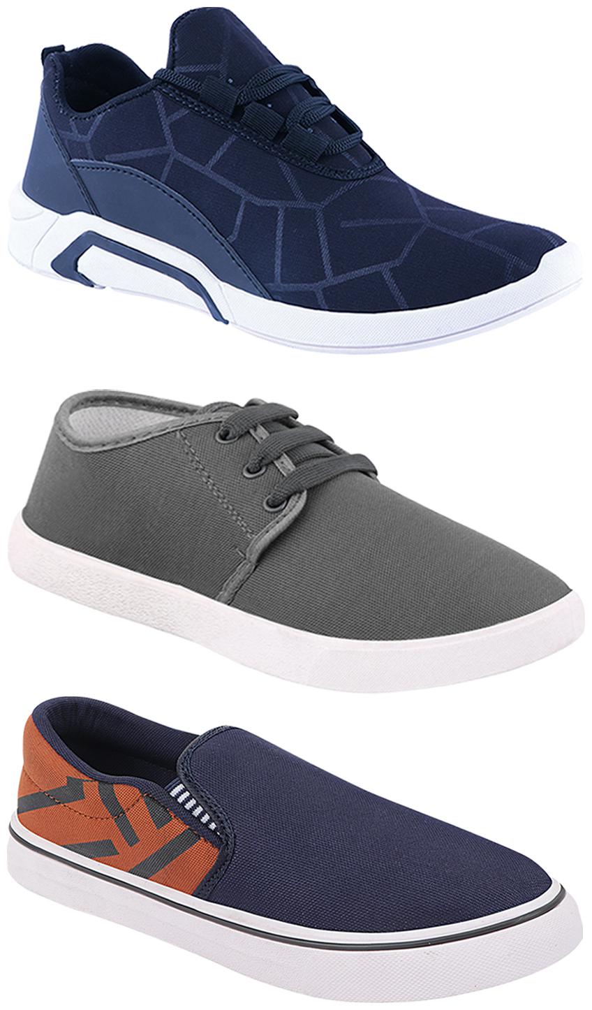 

Birde Men Multi-Color Casual Shoes - BRD-300-BLU-1079-308-TAN