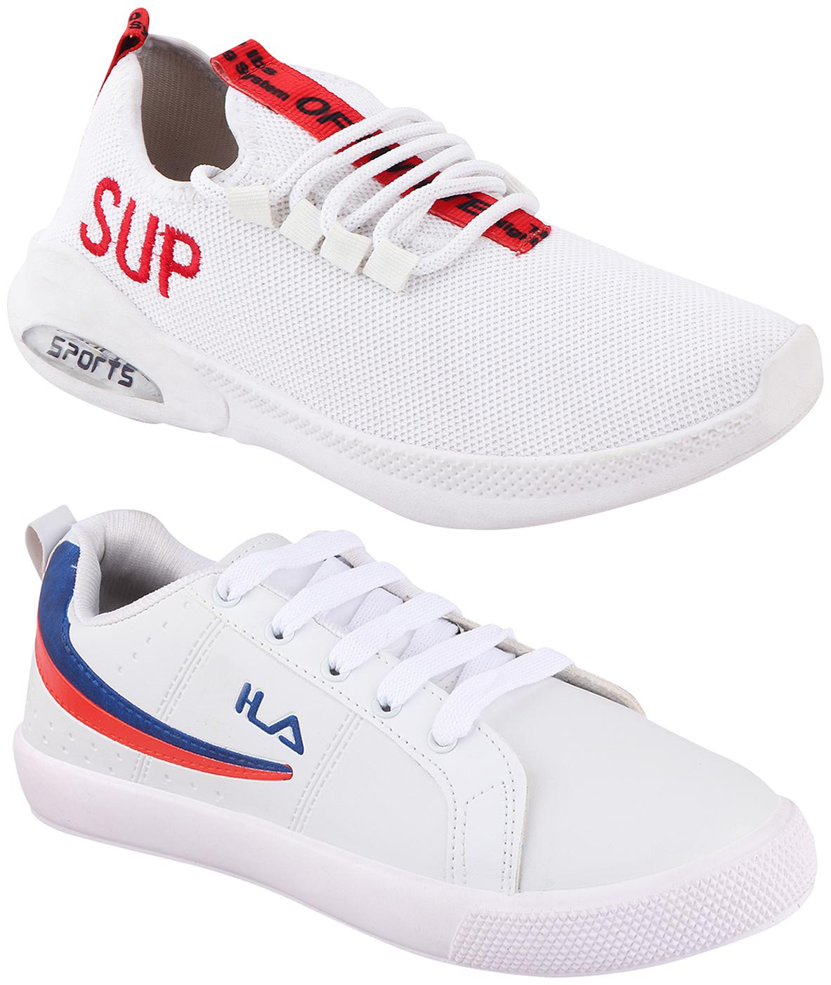 

Birde Multicolor Synthetic Casual Shoes For Men (Pack of 2)