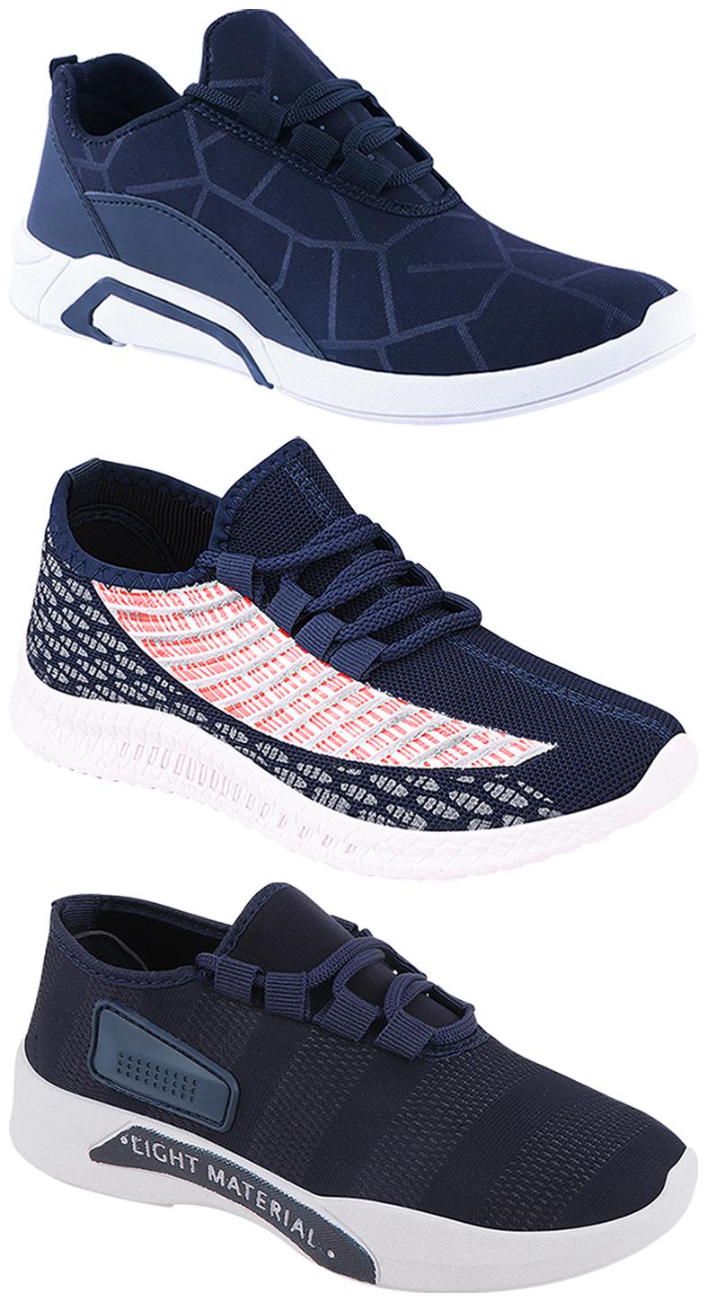 

Birde Men Multi-Color Casual Shoes - BRD-300-BLU-301-BLU-315