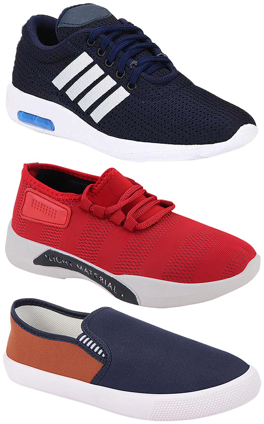 

Birde Men Multi-Color Casual Shoes - BRD-304-BLU BRD-301-RD BRD-309-TAN