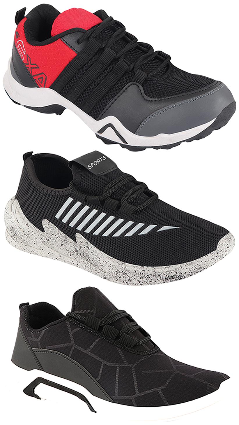 

Birde Men Multi-Color Casual Shoes - BRD-300-BLK AX-2-324-GRY