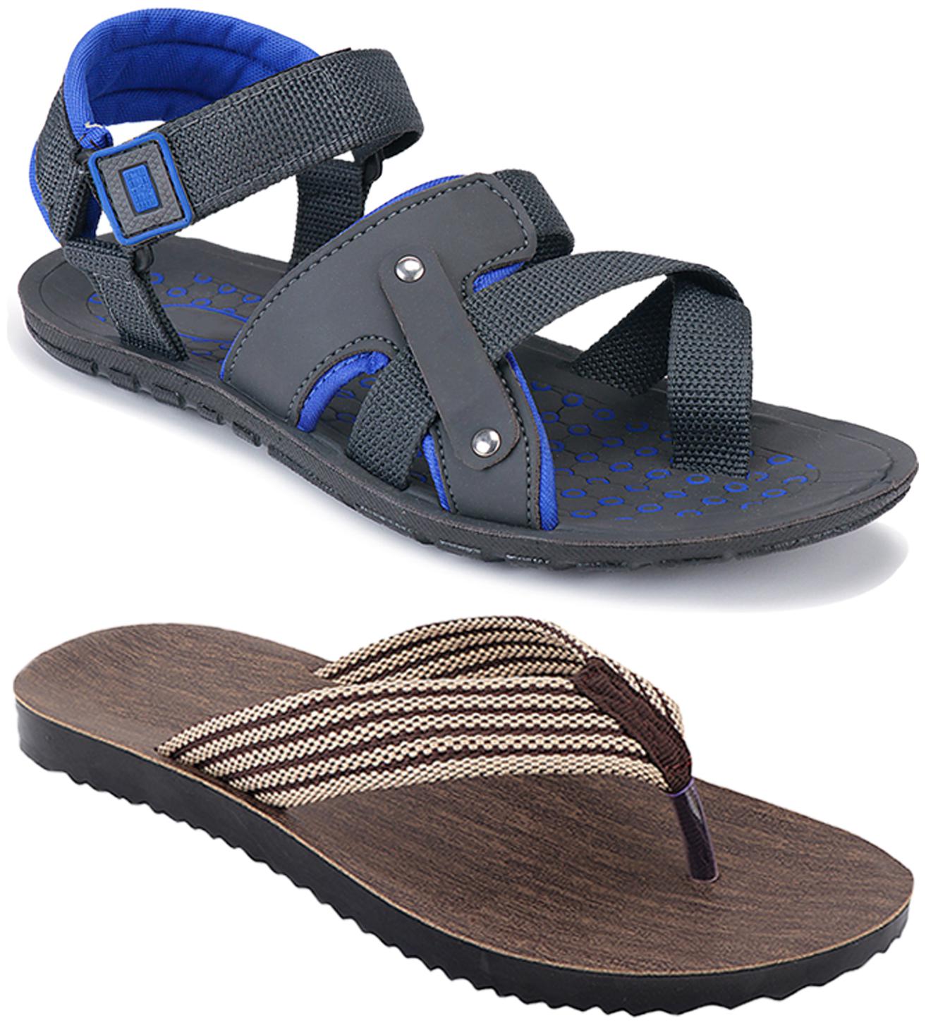 

Birde Men Multi-Color Sandals - 2 Pair