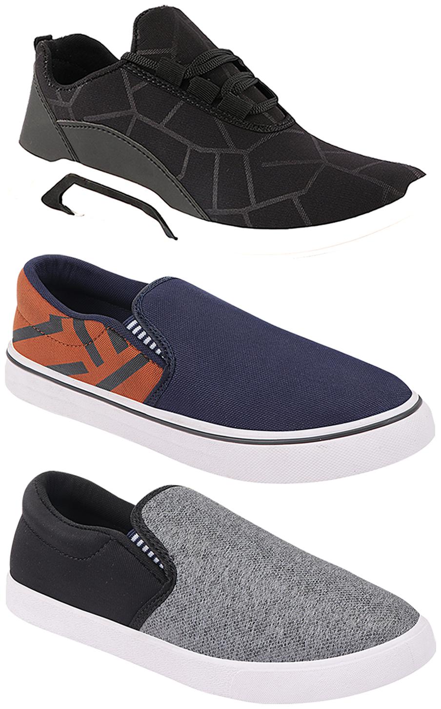 

Birde Men Multi-Color Casual Shoes - BRD-300-BLK-308-TAN-310-SLVR
