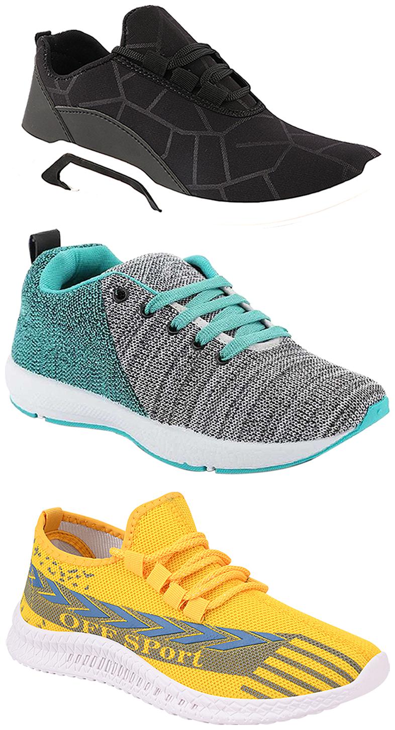 

Birde Men Multi-Color Casual Shoes - CASUAL SPORTS SNEAKERS RUNNNING SHOES - BRD-300-BLK-316-221