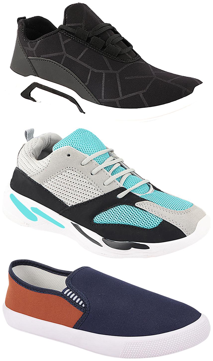 

Birde Men Multi-Color Casual Shoes - CASUAL SPORTS SNEAKERS RUNNNING SHOES - BRD-300-BLK-309-TAN-332