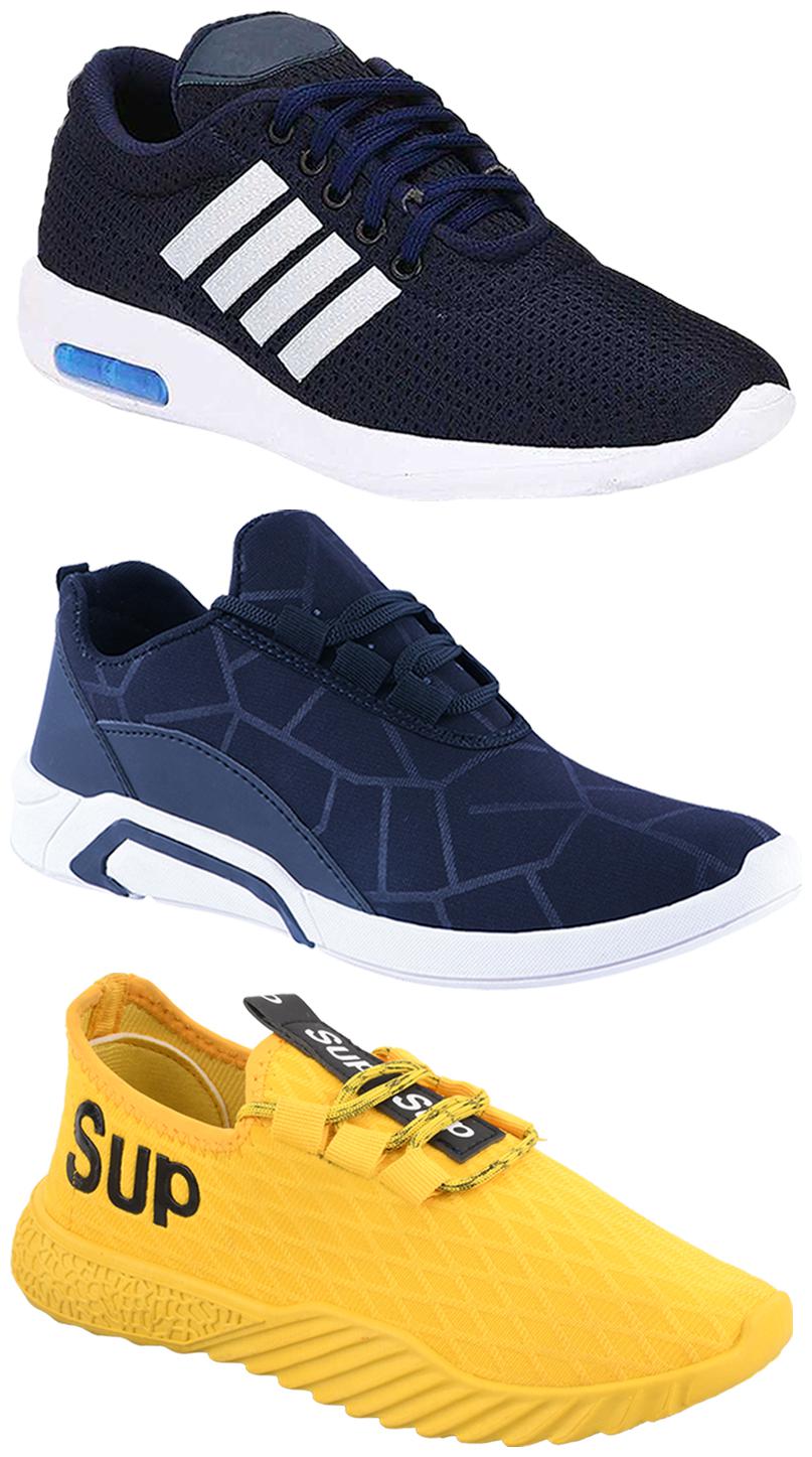 

Birde Men Multi-Color Casual Shoes - CASUAL SPORTS SNEAKERS RUNNNING SHOES - BRD-304-BLU BRD-300-BLU BRD-383