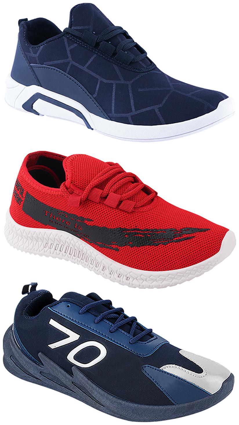 

Birde Men Multi-Color Casual Shoes - CASUAL SPORTS SNEAKERS RUNNNING SHOES - BRD-300-BLU-321-351