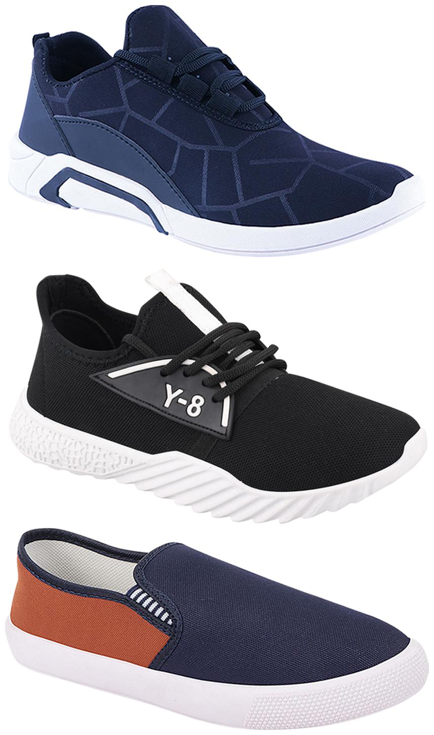 

Birde Men Multi-Color Casual Shoes - BRD-300-BLU-309-TAN-378