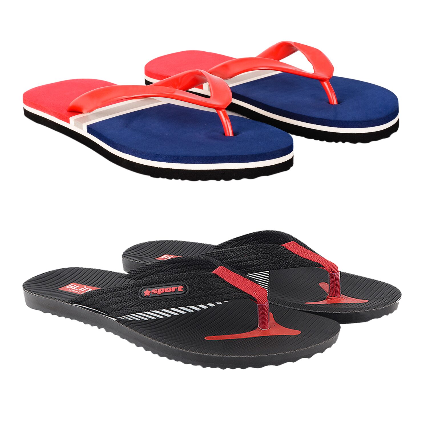 

Birde Men Multi Flip-Flops - 2 Pair