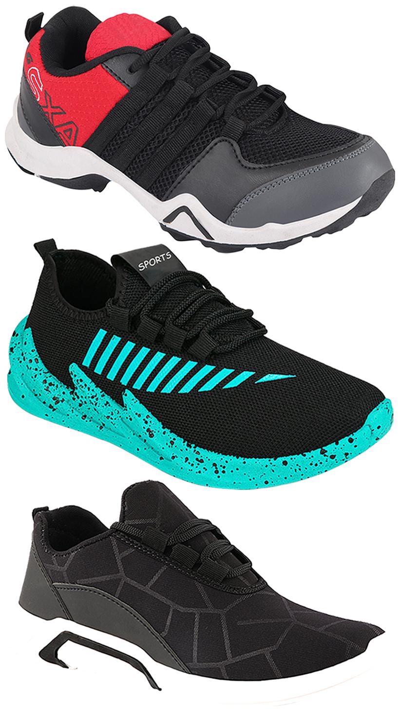 

Birde Men Multi-Color Casual Shoes - BRD-300-BLK AX-2-324-SGRN