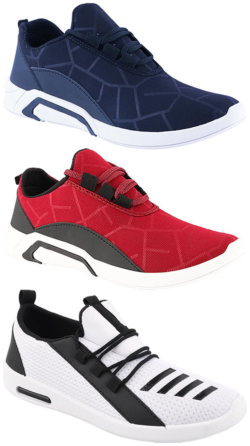 

Birde Men Multi-Color Casual Shoes - BRD-300-BLU-300-CHRY-376