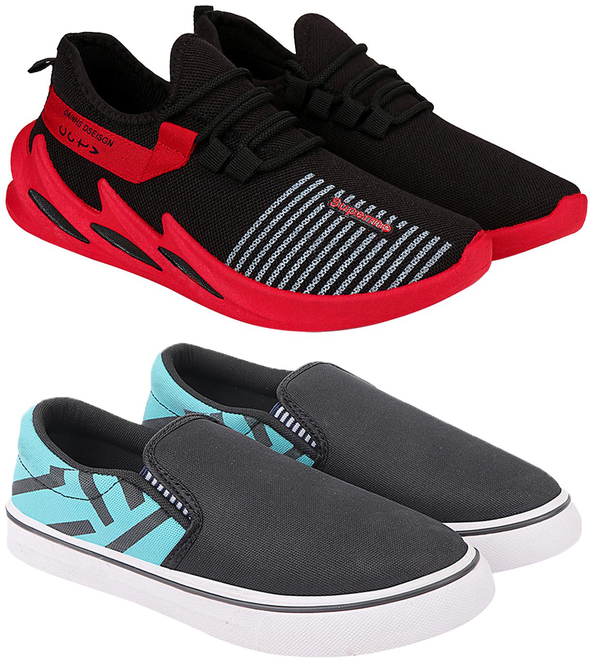 

Birde Men Multi-Color Casual Shoes - BRD-370-308-SGRN
