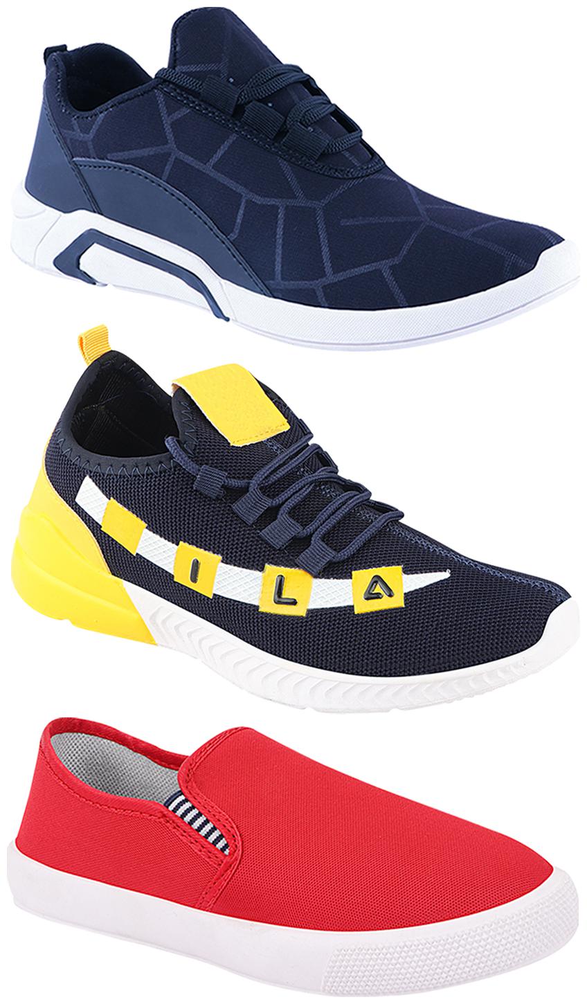 

Birde Men Multi-Color Casual Shoes - CASUAL SPORTS SNEAKERS RUNNNING SHOES - BRD-300-BLU-309-RD-330