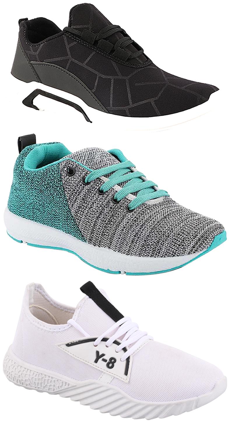 

Birde Men Multi-Color Casual Shoes - CASUAL SPORTS SNEAKERS RUNNNING SHOES - BRD-300-BLK-221-377
