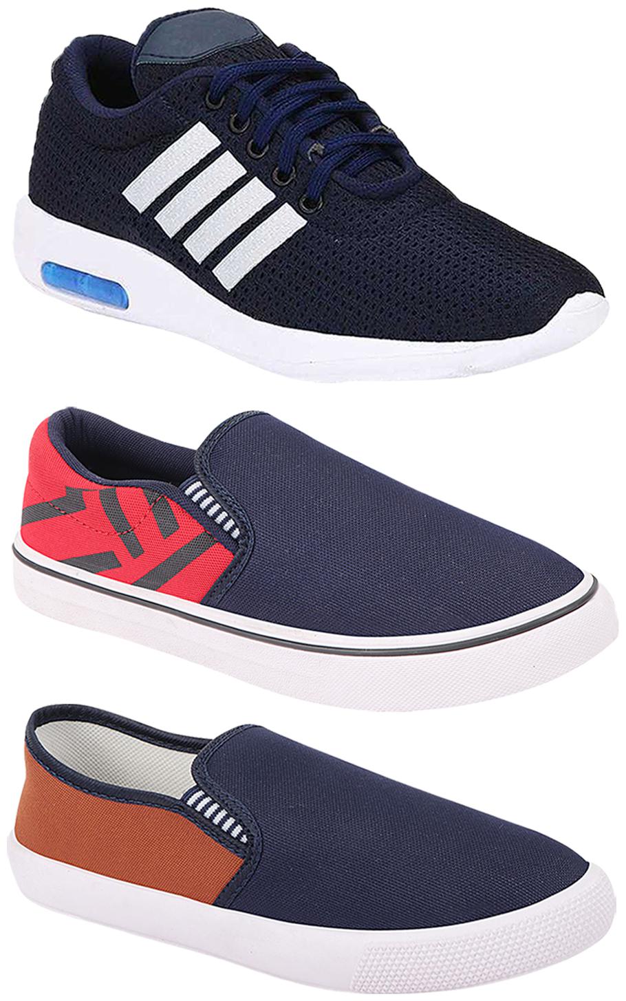 

Birde Men Multi-Color Casual Shoes - BRD-304-BLU BRD-308-RED BRD-309-TAN