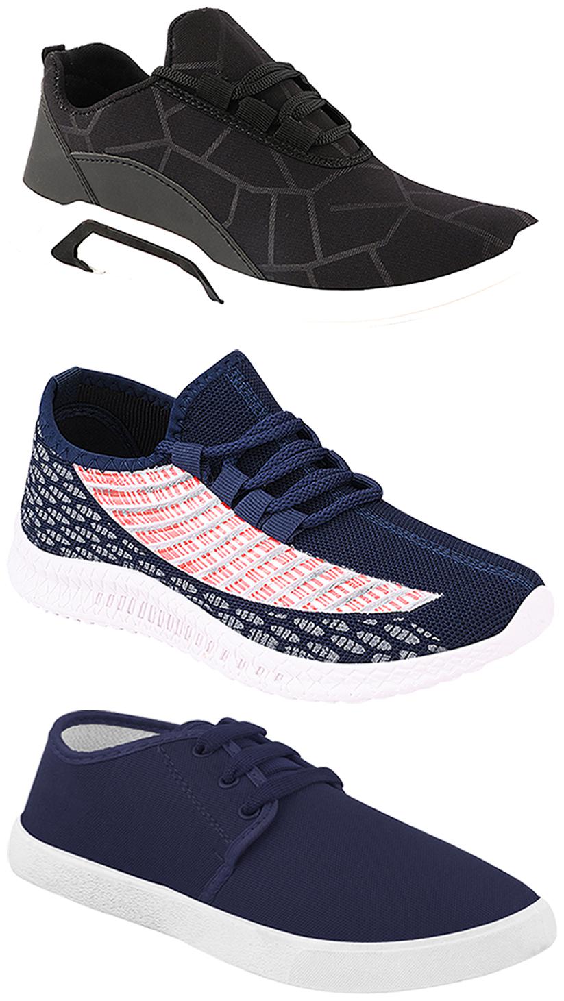 

Birde Men Multi-Color Casual Shoes - BRD-300-BLK-1078-315