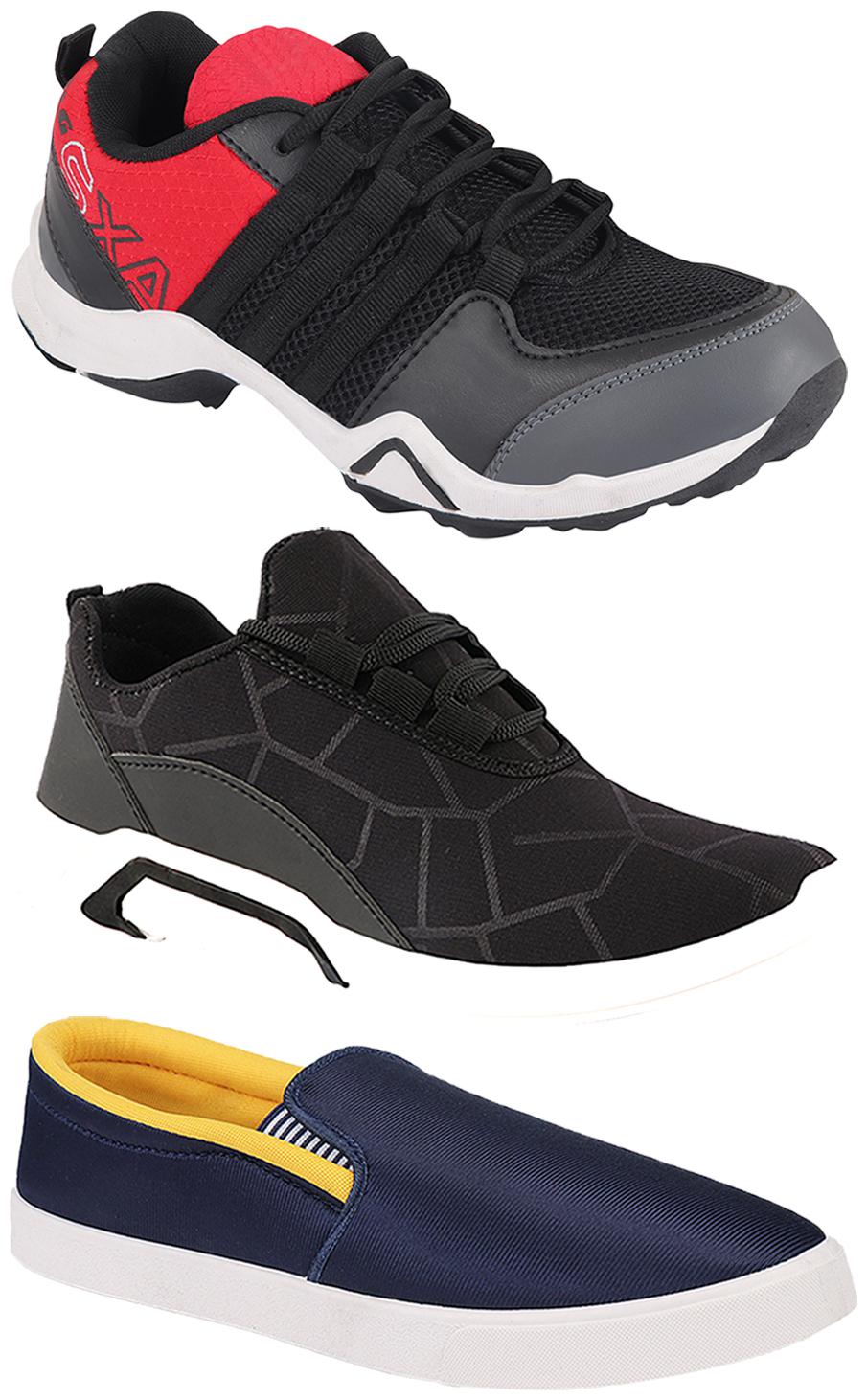 

Birde Men Multi-Color Casual Shoes - BRD-300-BLK BIRDE-52 AX-2