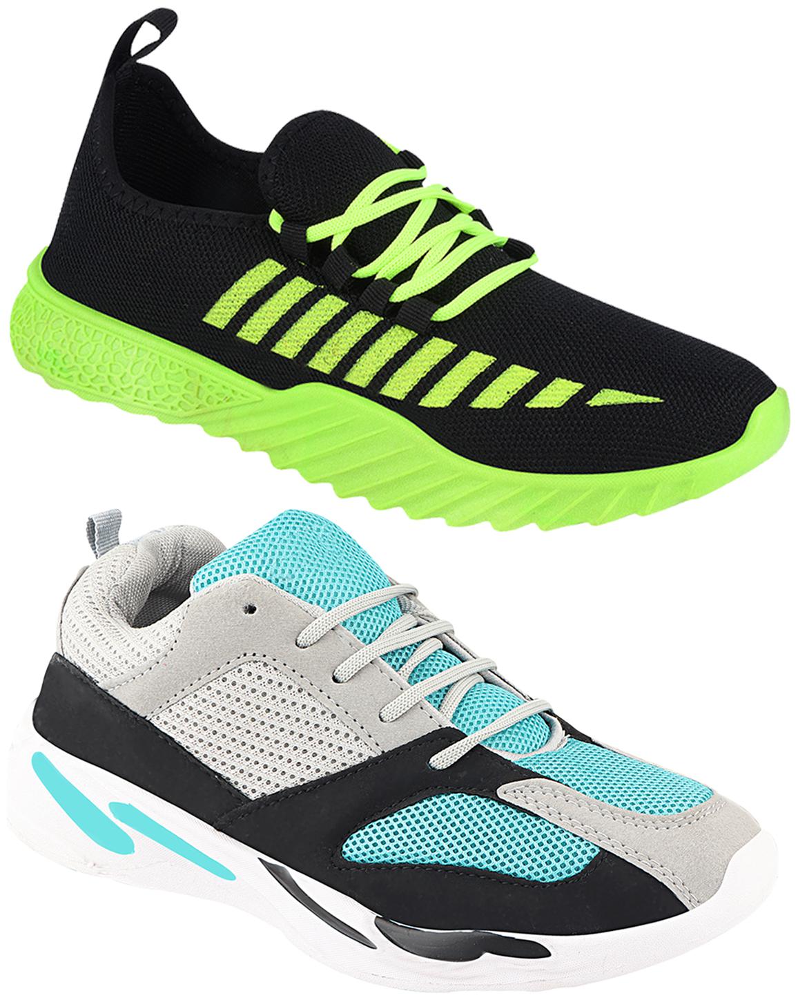 

Birde Multicolor Mesh Casual Shoes For Men (Pack of 2)
