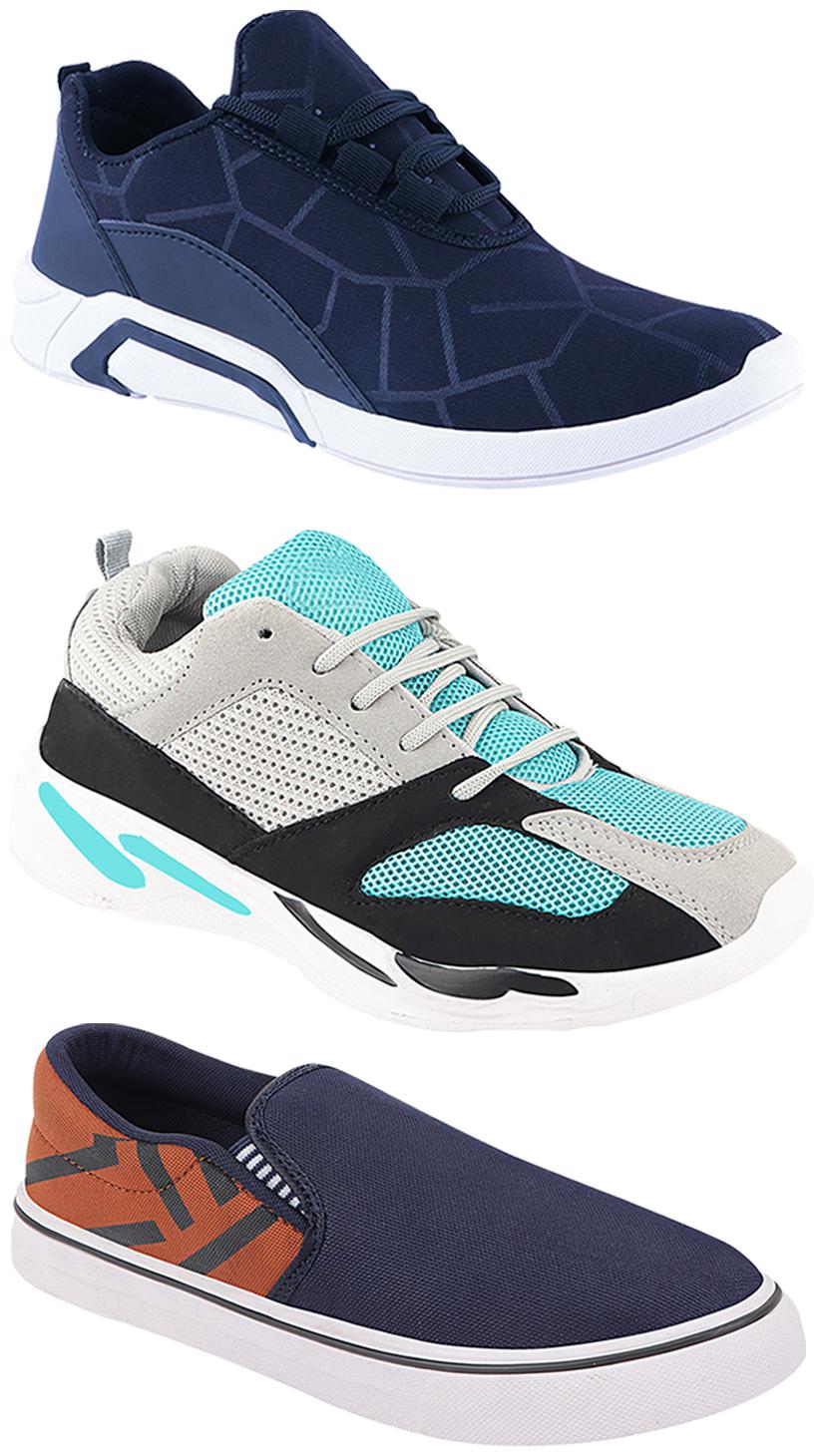 

Birde Men Multi-Color Casual Shoes - CASUAL SPORTS SNEAKERS RUNNNING SHOES - BRD-300-BLU-308-TAN-332