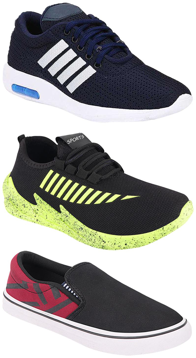 

Birde Men Multi-Color Casual Shoes - CASUAL SPORTS SNEAKERS RUNNNING SHOES - BRD-304-BLU BRD-308-MRN BRD-324-PGRN